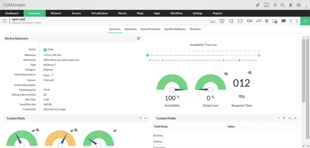 网络监视系统 - manageengine opmanager